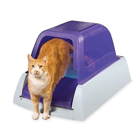 purple pet stainless steel cat box|ScoopFree® Ultra Self.